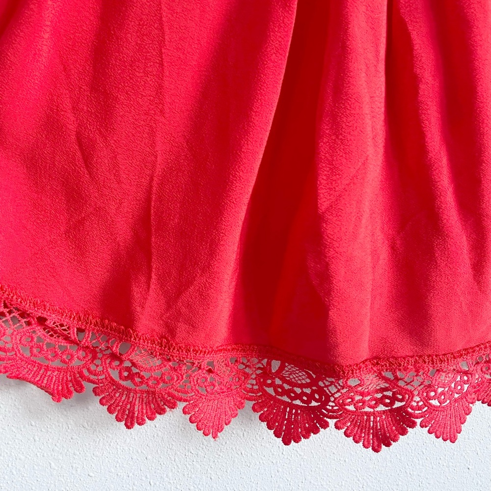 NWT Lovers + Friends Red Strapless Open Back Top Size Small - Picture 3 of 9